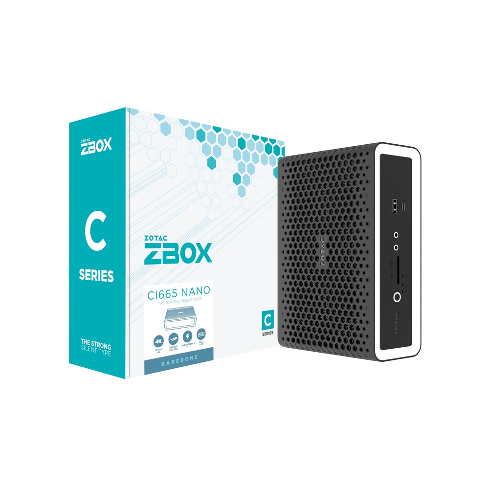 ZOTAC ZBOX CI665 NANO i7-1165G7 0GB/0GB Iris Xe nOS