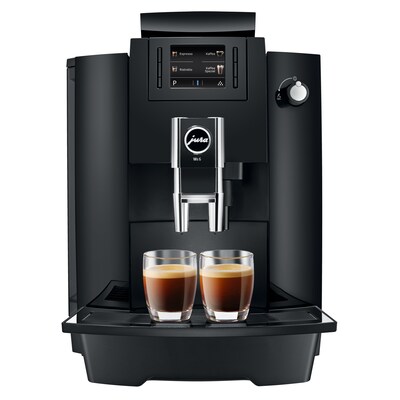 GASTRO günstig Kaufen-JURA Gastro WE6 Piano Black (EA) Kaffeevollautomat. JURA Gastro WE6 Piano Black (EA) Kaffeevollautomat <![CDATA[• 30 Tassen empfohlene Tageskapazität, TFT-Farbdisplay • 2 Café crème, Espressi, Ristretti auf Knopfdruck • P.E.P® Plus-Extraktionspr