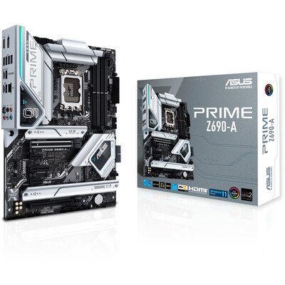 USB C  günstig Kaufen-ASUS PRIME Z690-A ATX Gaming Mainboard Sockel 1700 DP/HDMI/M.2/USB3.2 (TypC). ASUS PRIME Z690-A ATX Gaming Mainboard Sockel 1700 DP/HDMI/M.2/USB3.2 (TypC) <![CDATA[• ATX Mainboard mit Sockel Intel 1700 für Intel Core 12. Generation • Intel Z690-Chips