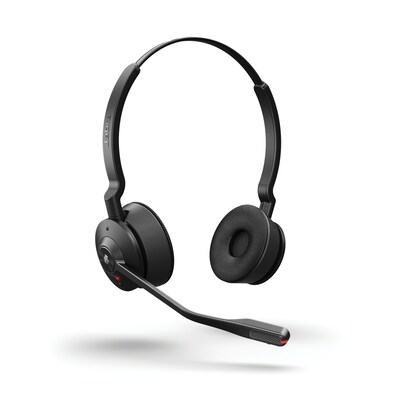 tu te  günstig Kaufen-Jabra Engage 55 MS drahtloses Stereo On Ear Headset USB-A mit Ladestation. Jabra Engage 55 MS drahtloses Stereo On Ear Headset USB-A mit Ladestation <![CDATA[• DECT On-Ear Headset mit Ladestation • 150 Meter schnurlose Reichweite • bis zu 13 Stunden