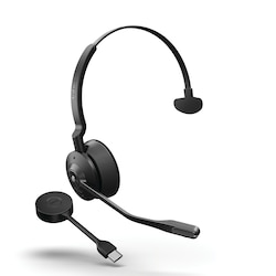 Jabra Engage 55 MS drahtloses Mono On Ear Headset USB-C mit Ladestation