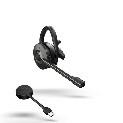 Headset,Wrieless günstig Kaufen-Jabra Engage 55 UC drahtloses Convertible Mono On Ear Headset USB-C. Jabra Engage 55 UC drahtloses Convertible Mono On Ear Headset USB-C <![CDATA[• DECT On-Ear Headset, Convertible • 150 Meter schnurlose Reichweite • bis zu 9 Stunden Gesprächszeit 