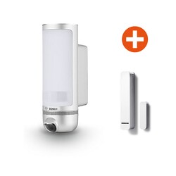 Bosch Smart Home smarte Au&szlig;enkamera Eyes + T&uuml;r-/Fensterkontakt