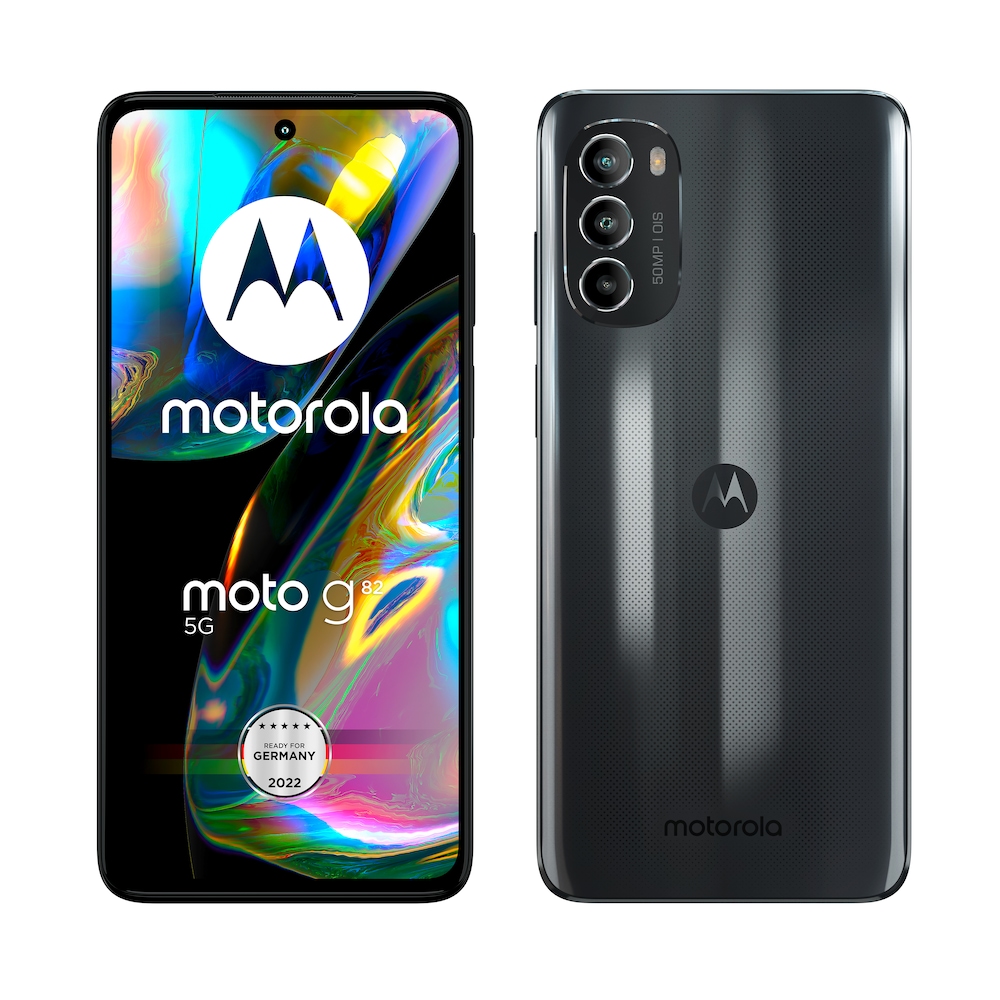 Motorola moto g82 5G 6/128 GB Android 12 Smartphone grau