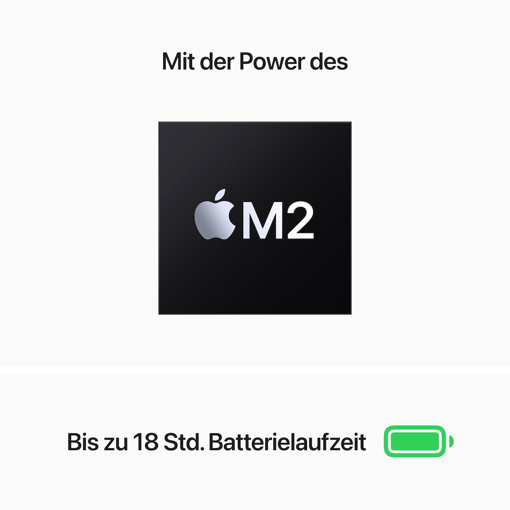 Apple MacBook Air 13,6" 2022 M2/8/256GB SSD 8C GPU Polarstern MLY13D/A