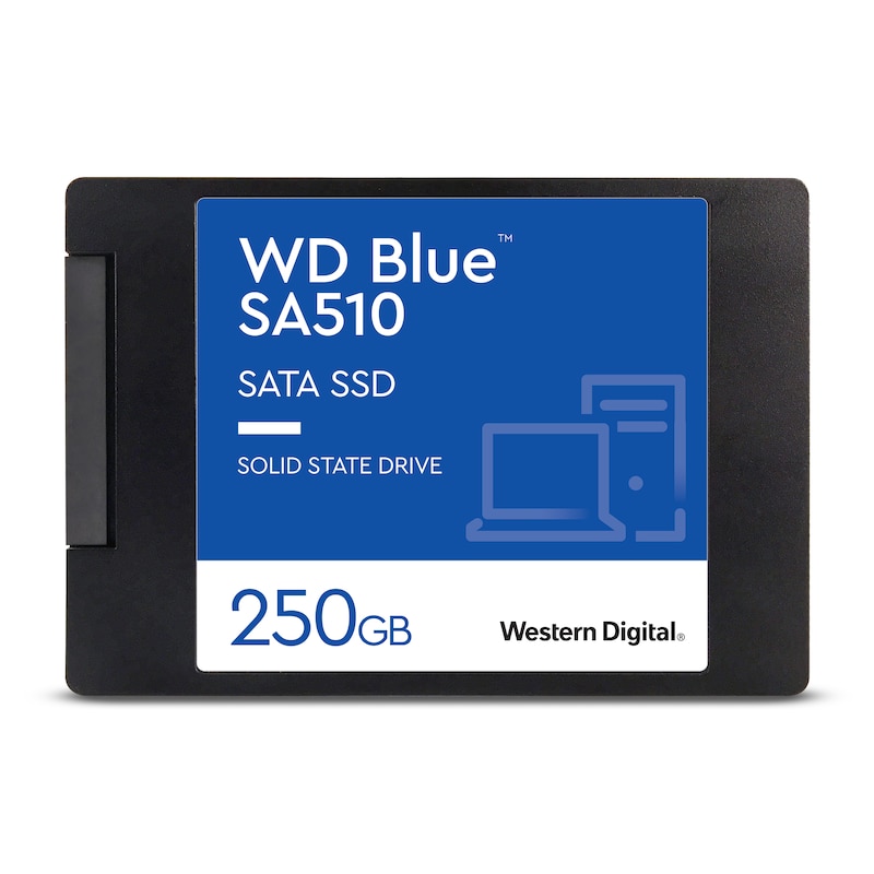 WD Blue SA510 SATA SSD 250 GB 2,5"/7mm