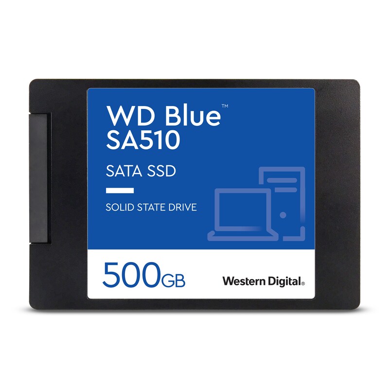 WD Blue SA510 SATA SSD 500 GB 2,5"/7mm