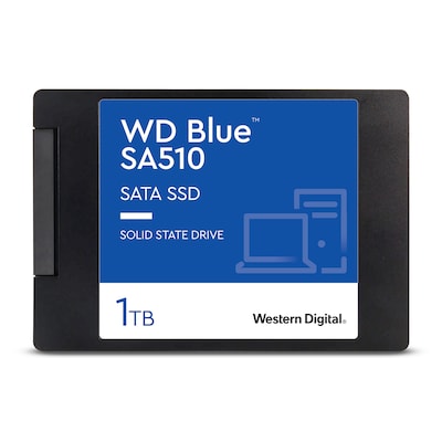 A5 BLUE günstig Kaufen-WD Blue SA510 SATA SSD 1 TB 2,5"/7mm. WD Blue SA510 SATA SSD 1 TB 2,5"/7mm <![CDATA[• 1 TB - 7 mm Bauhöhe • 2,5 Zoll, SATA III (600 Mbyte/s) • Maximale Lese-/Schreibgeschwindigkeit: 560 MB/s / 510 MB/s • Mainstream: Sehr gutes Preisleistu