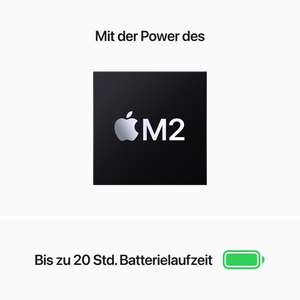 Apple MacBook Pro 13,3" 2022 M2/8/256 GB 10C GPU Space Grau MNEH3D/A