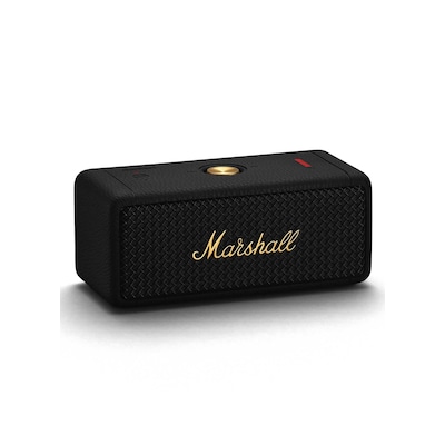 Brickman,Marshall günstig Kaufen-Marshall EMBERTON ll Bluetooth Lautsprecher black&brass. Marshall EMBERTON ll Bluetooth Lautsprecher black&brass <![CDATA[• aktiver Stereo-Bluetooth-Lautsprecher • Zwei 2-Zoll-Full-Range-Lautsprecher • Bluetooth 5.1, goldene Bedienelemente 
