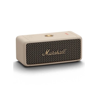 Soundstation/Stereo  günstig Kaufen-Marshall EMBERTON ll Bluetooth Lautsprecher creame. Marshall EMBERTON ll Bluetooth Lautsprecher creame <![CDATA[• aktiver Stereo-Bluetooth-Lautsprecher • Zwei 2-Zoll-Full-Range-Lautsprecher • Bluetooth 5.1, goldene Bedienelemente • wasserfest IPX7