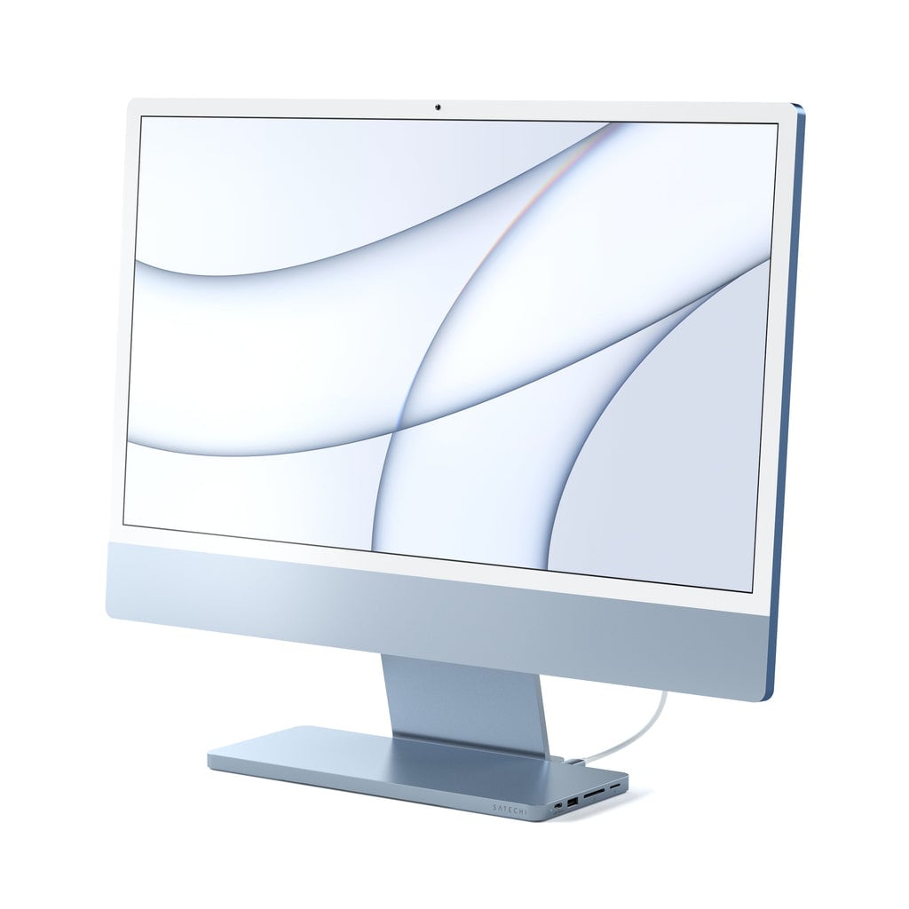 Satechi USB-C Slim Dock f&uuml;r 24&rdquo; iMac Blau