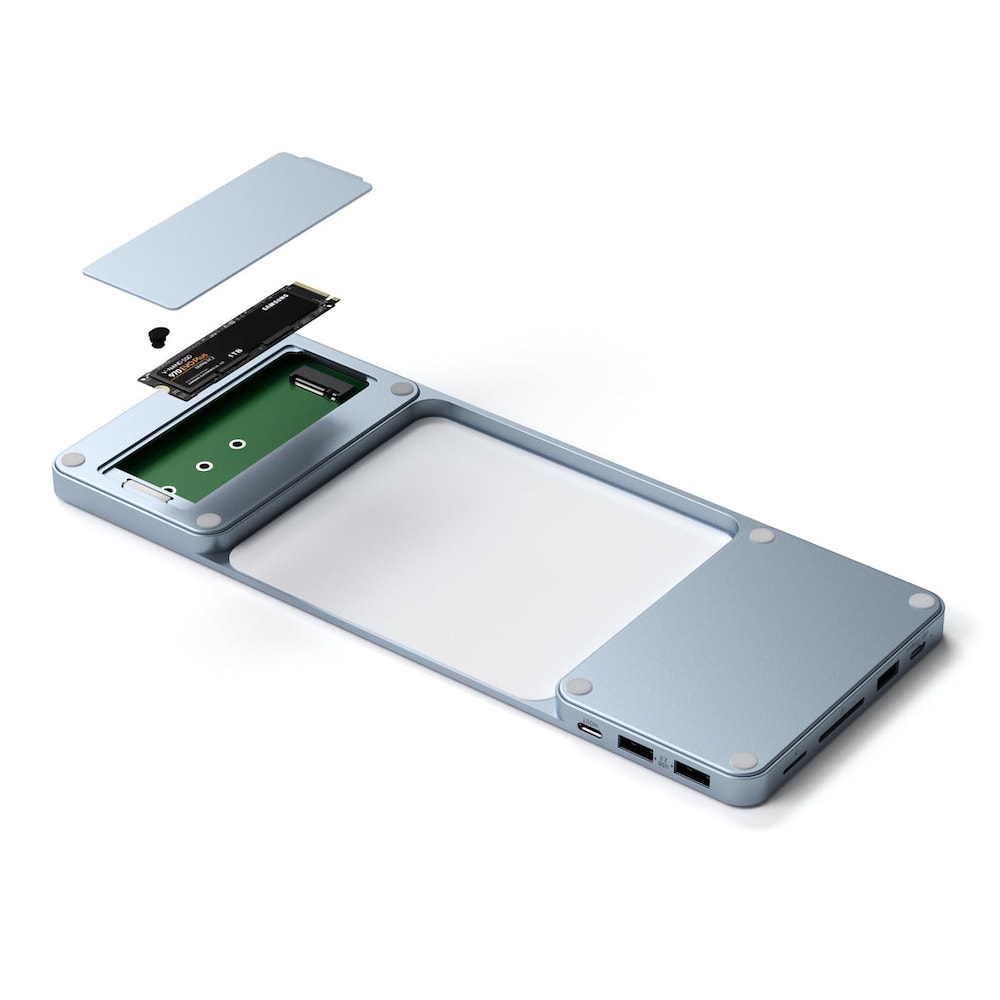Satechi USB-C Slim Dock für 24” iMac Blau