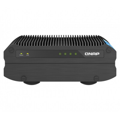 DDR3 günstig Kaufen-QNAP TS-i410X-8G NAS System 4-Bay Industrie lüfterlos HDMI. QNAP TS-i410X-8G NAS System 4-Bay Industrie lüfterlos HDMI <![CDATA[• 2,0 GHz Intel Atom x6425E 4-Kern-Prozessor • 8GB DDR3 RAM • 4x 2,5