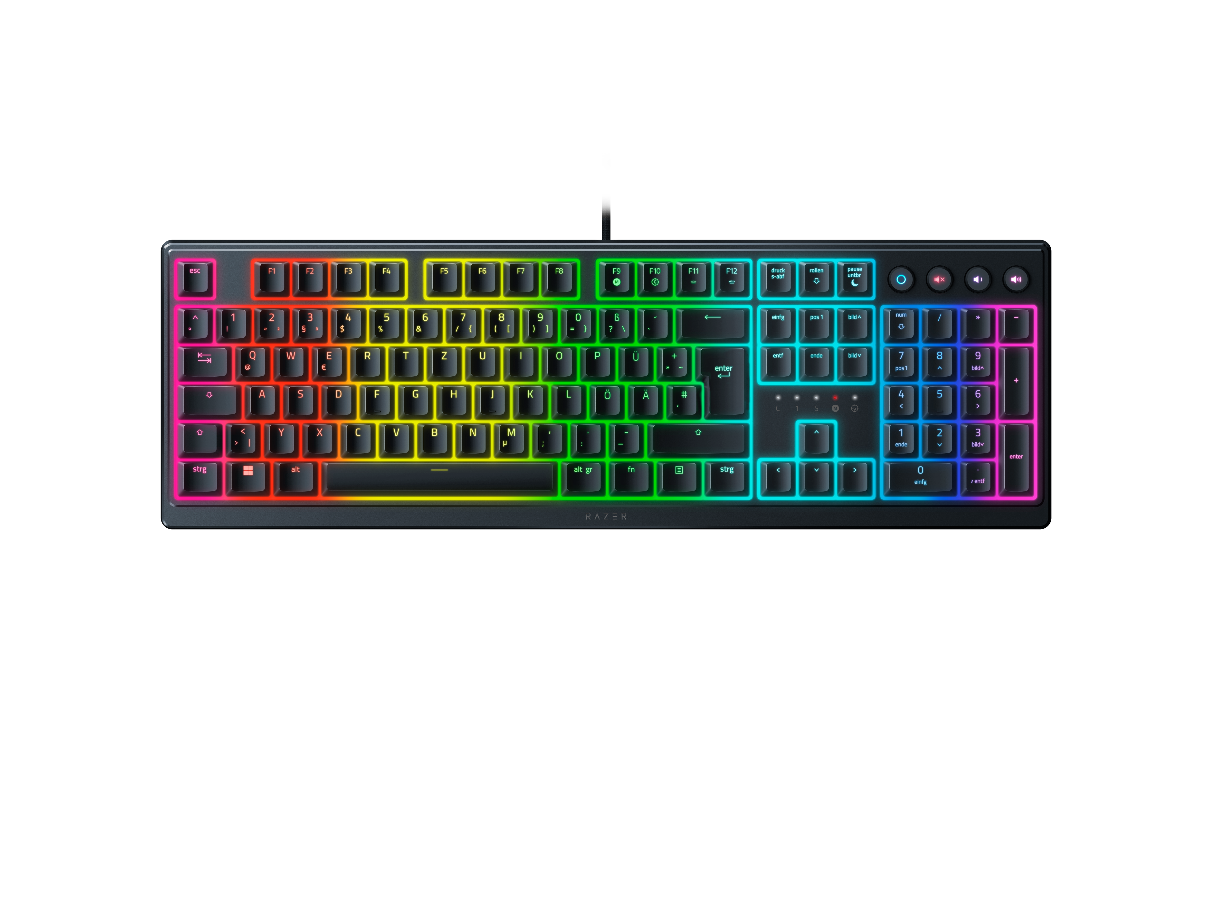 RAZER Ornata V3 Kabelgebundene Mechanische Gaming Tastatur low-profile