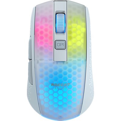 RGB RT günstig Kaufen-ROCCAT Burst Burst Pro Air Gaming Maus weiß. ROCCAT Burst Burst Pro Air Gaming Maus weiß <![CDATA[• Anwendungsbereich: Gaming, 5 Tasten, Scrollrad • kabellose optische RGB-Gaming-Maus • Sensortechnologie: Optisch (19.000 DPI) • Weiß, 81