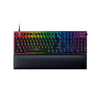 USB C  günstig Kaufen-RAZER Huntsman V2 Purple Switch Kabelgebundene Gaming Tastatur. RAZER Huntsman V2 Purple Switch Kabelgebundene Gaming Tastatur <![CDATA[• Anwendungsbereich: Gaming, Nummernblock integriert • Kabelgebunden (USB), Purple Switch (Razer Clicky Optical) 