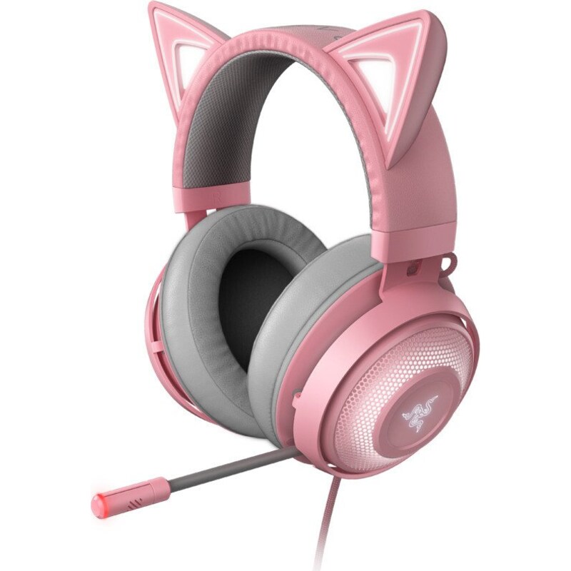 RAZER Kraken Kitty Edition Kabelgebundenes Gaming Headset Quartz