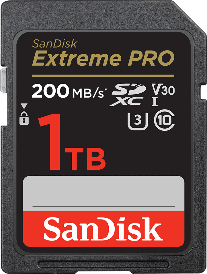 SanDisk Extreme Pro 1 TB SDXC UHS-I-Speicherkarte (2022) bis 200 MB/s