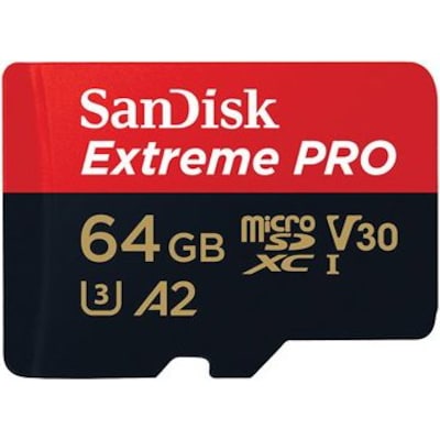 microSD microSDXC günstig Kaufen-SanDisk Extreme Pro 64 GB microSDXC UHS-I-Speicherkarte bis 200 MB/s. SanDisk Extreme Pro 64 GB microSDXC UHS-I-Speicherkarte bis 200 MB/s <![CDATA[• Speichertyp: microSDXC (UHS-I) inklusive SD-Adapter • Speicherkapazität: 64 GB • Geschwindigkeitsk