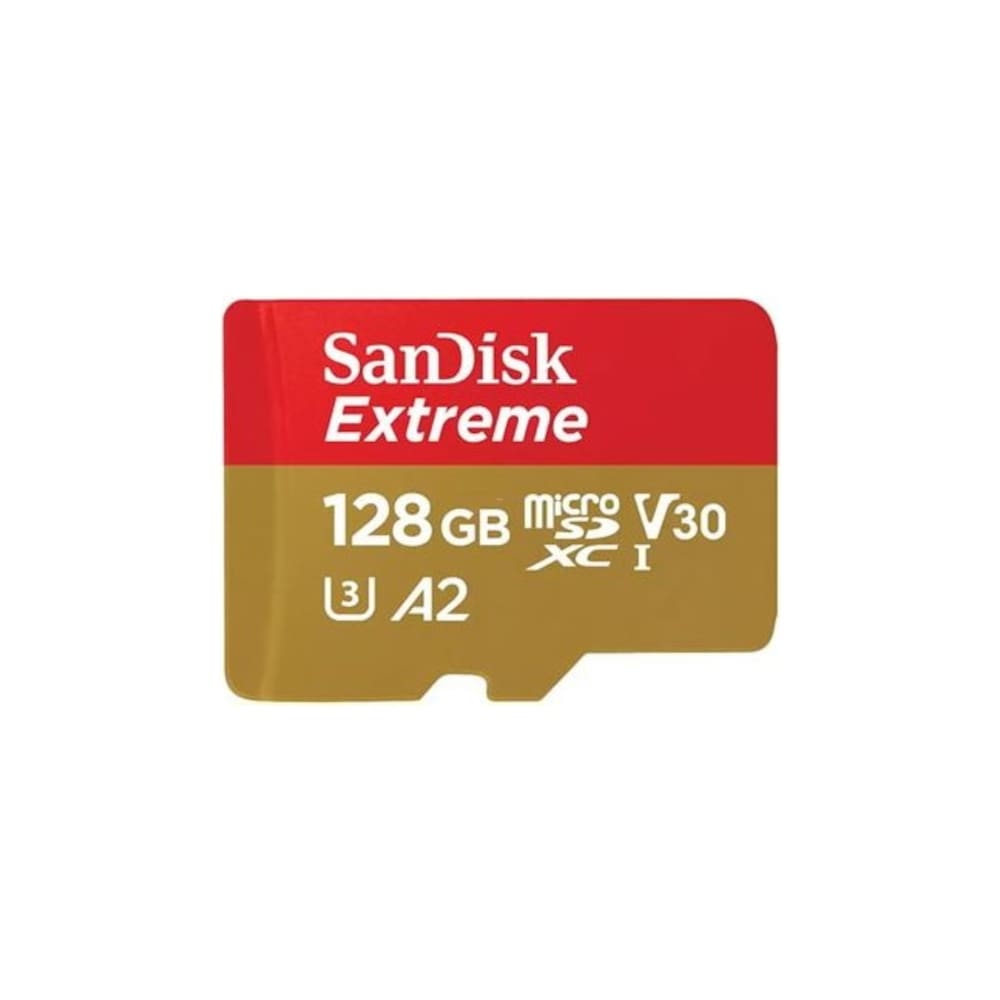 SanDisk Extreme 128GB microSDXC Speicherkarte (180 MB/s,A2,Class 10,U3,V30)