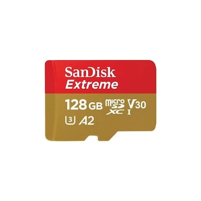 micro SD günstig Kaufen-SanDisk Extreme 128 GB microSDXC Speicherkarte Kit (2022) bis 190 MB/s, C10, U3. SanDisk Extreme 128 GB microSDXC Speicherkarte Kit (2022) bis 190 MB/s, C10, U3 <![CDATA[• Speichertyp: microSDXC (UHS-I) inklusive SD-Adapter • Speicherkapazität: 128 G