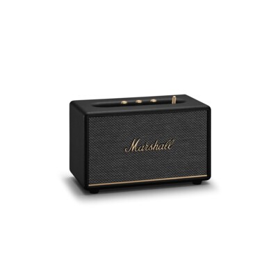 CT 1 günstig Kaufen-Marshall ACTON BT III schwarz Bluetooth Lautsprecher. Marshall ACTON BT III schwarz Bluetooth Lautsprecher <![CDATA[• aktiver Stereo-Bluetooth-Lautsprecher • Zwei 1-Zoll-Hochtöner und ein Subwoofer • Bluetooth 5.2, Aux-In, goldene Bedienelemente 