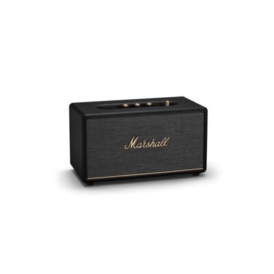 Hall A günstig Kaufen-Marshall STANMORE BT III schwarz Bluetooth Lautsprecher. Marshall STANMORE BT III schwarz Bluetooth Lautsprecher <![CDATA[• aktiver Stereo-Bluetooth-Lautsprecher • 50-Watt-Verstärker für Basslautsprecher, 2x15-Watt für Hochtöner • Bluetooth 5.2,