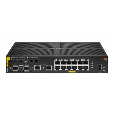 12 L günstig Kaufen-HPE Aruba 6100 12G Class4 PoE 2G/2SFP+ 139W Switch managed. HPE Aruba 6100 12G Class4 PoE 2G/2SFP+ 139W Switch managed <![CDATA[• HPE Aruba 6100 12G 2SFP+ Switch verwaltet • an Rack montierbar • 12x 10/100/1000-BASE-T und x 1G/10G-SFP-Anschlüsse. 3