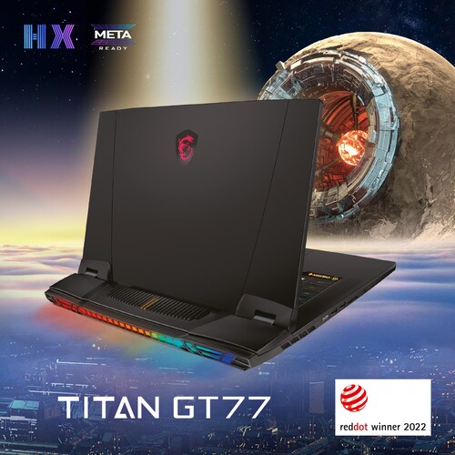 MSI Titan GT77 12UGS-011 i7-12800HX 32GB/2TB SSD 17"UHD 120Hz RTX3070Ti W11P