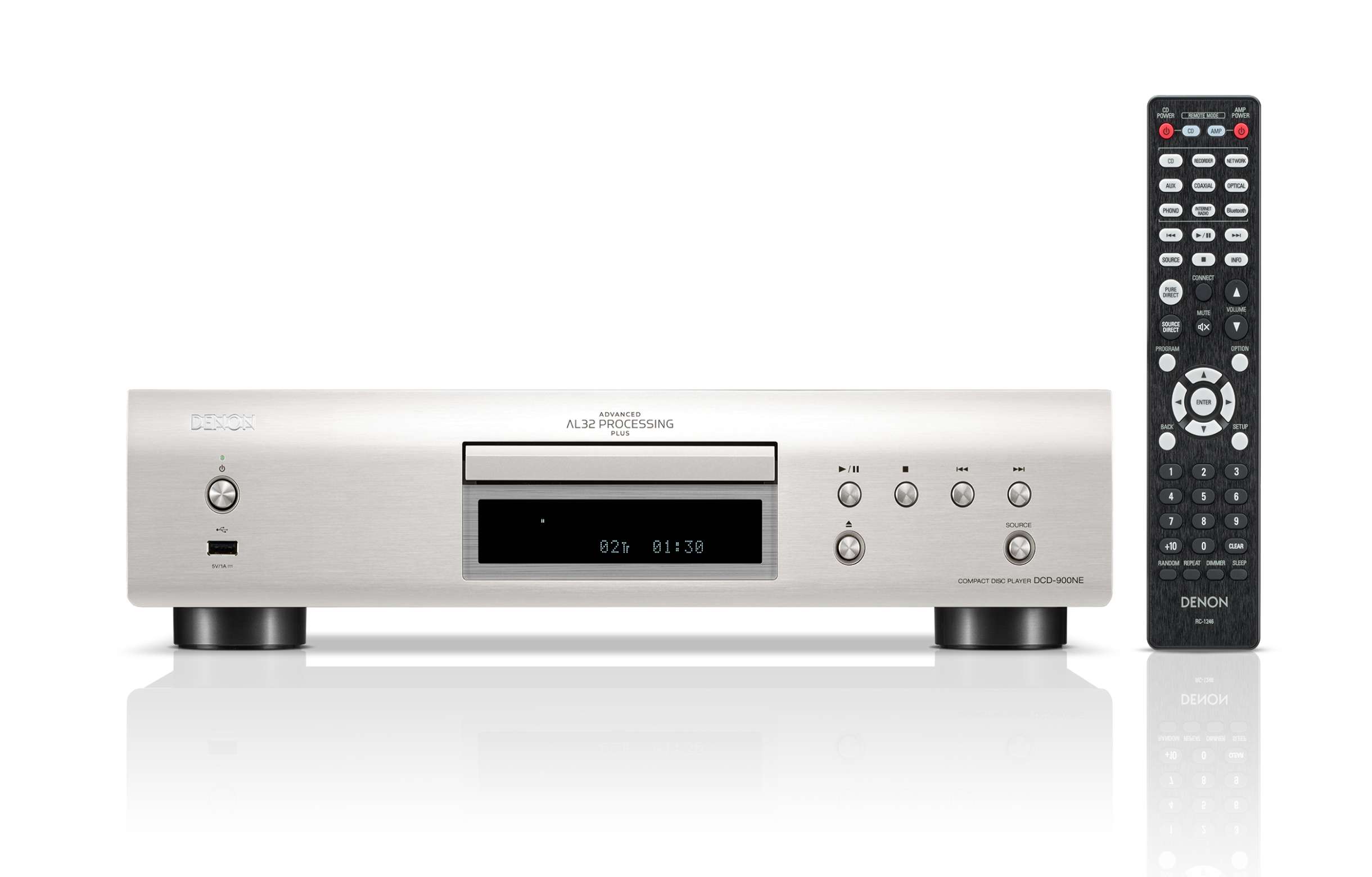 Denon DCD-900NE CD-Player mit AL32 Processing Plus, silber