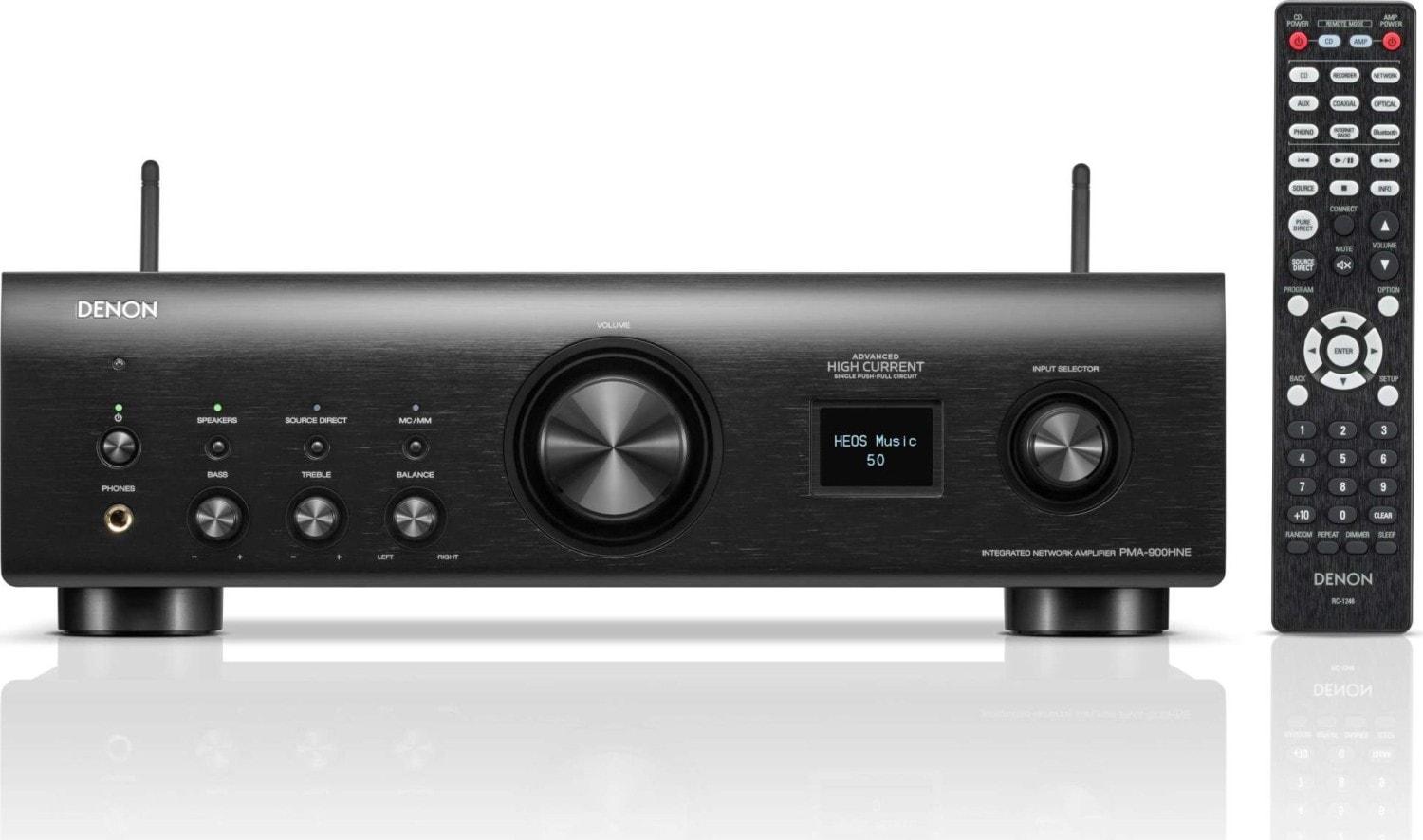 Denon PMA-900HNE Stereo-Netzwerk-Receiver schwarz 160W/Kanal HEOS/AirPlay/Alexa