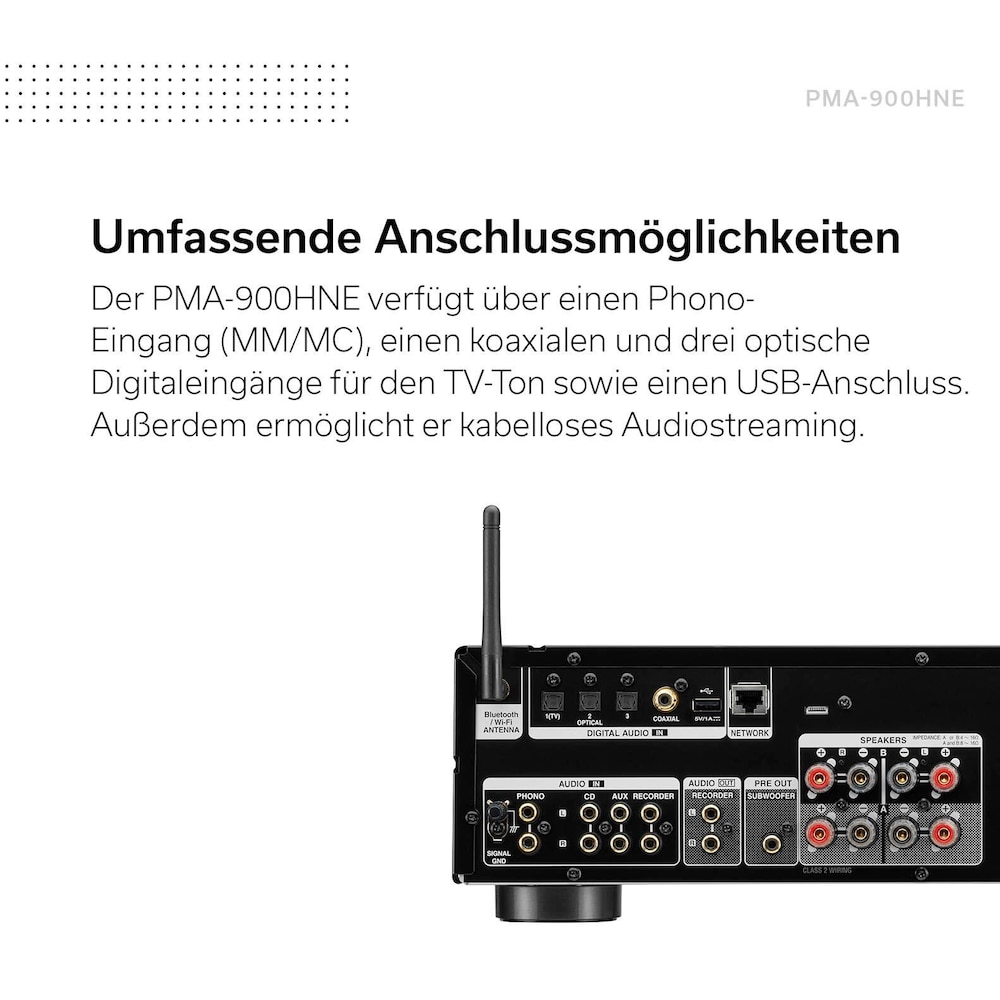 Denon PMA-900HNE Stereo-Netzwerk-Receiver silber 160W/Kanal HEOS/AirPlay/Alexa