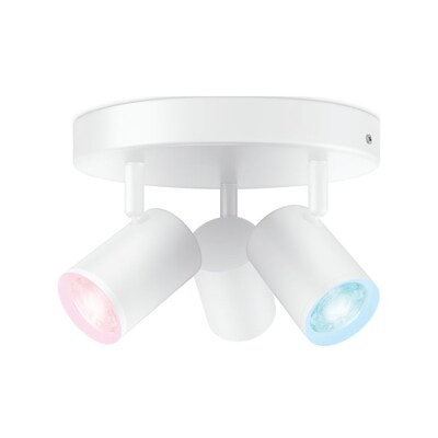 Spot LED günstig Kaufen-WiZ IMAGEO 3er Spots Deckenleuchte Tunable White & Color 1035lm Weiß Einzelpack. WiZ IMAGEO 3er Spots Deckenleuchte Tunable White & Color 1035lm Weiß Einzelpack <![CDATA[• Technologie: LED mit einstellbarer Lichtfarbe • Material: Kun