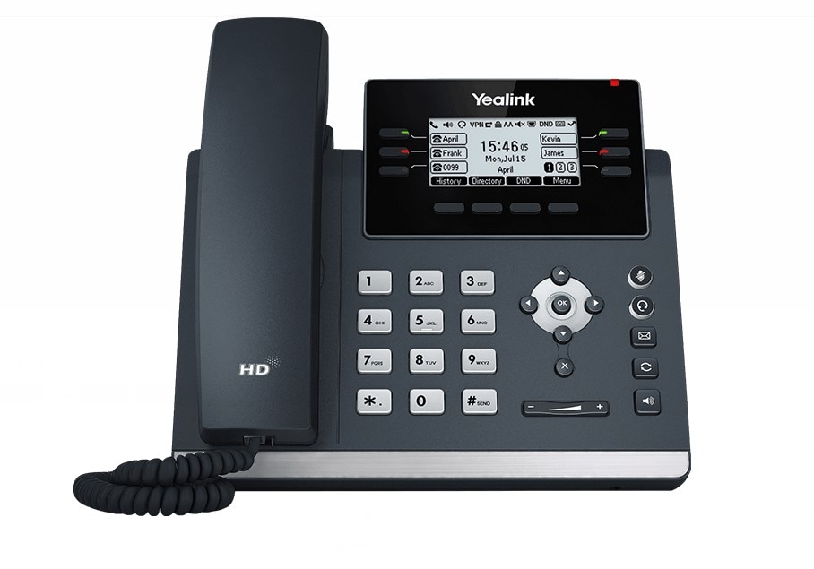 Yealink SIP-T42U - VoIP Telefon mit Rufnummernanzeige
