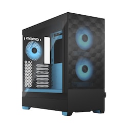 Fractal Design Pop Air RGB Cyan Core mit Seitenfenster ATX Gaming Geh&auml;use Blau