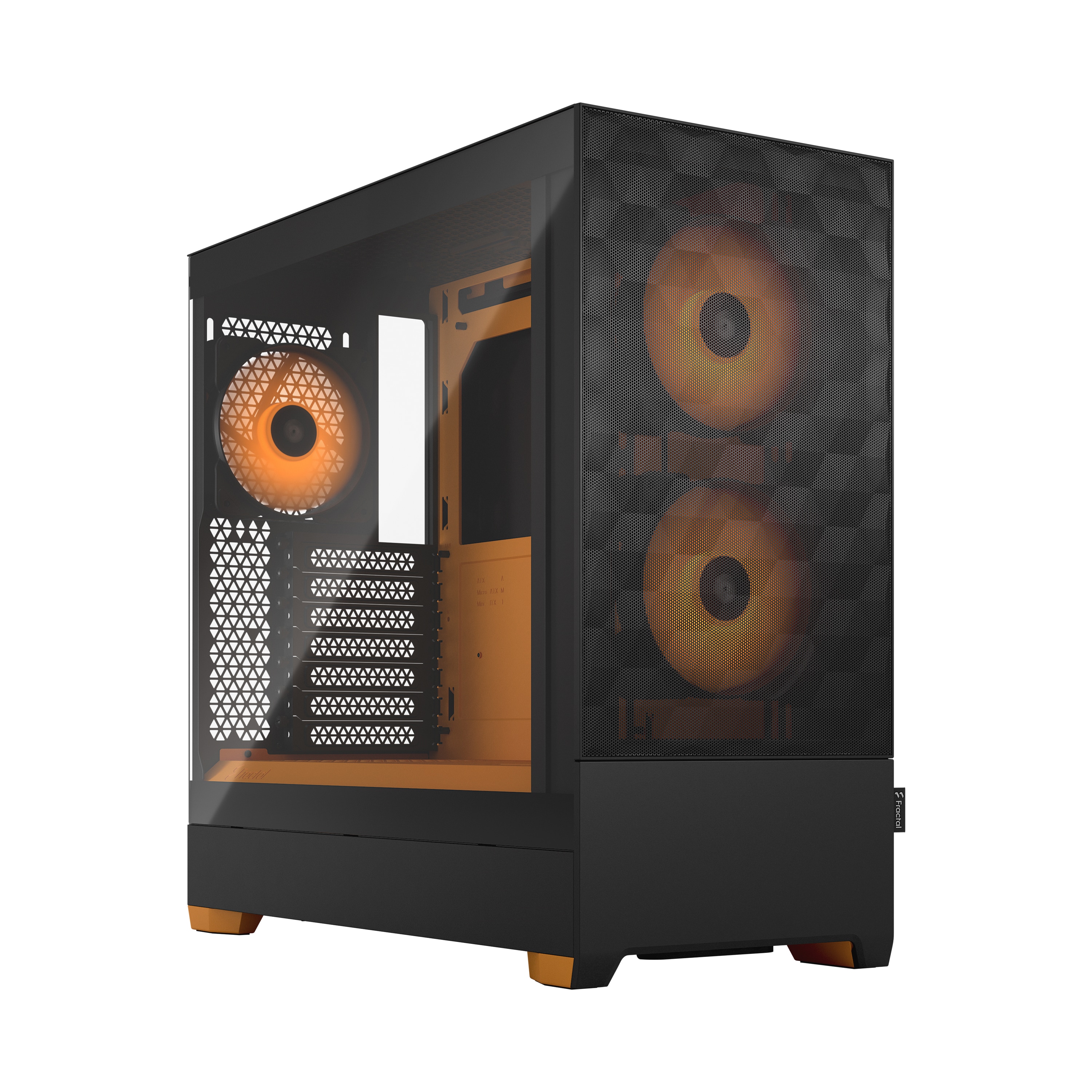 Fractal Design Pop Air RGB Orange Core Seitenfenster ATX Gaming Geh&auml;use Orange