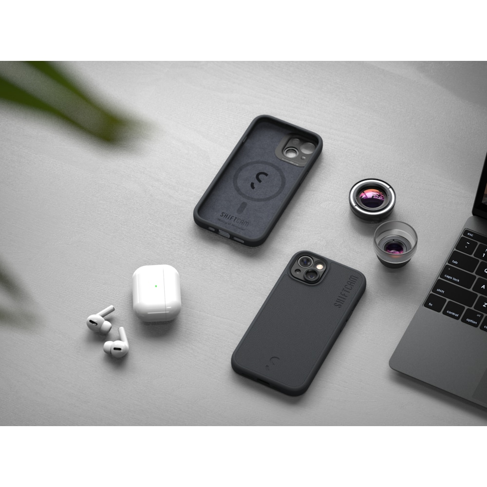ShiftCam Camera Case with in-case Lens Mount for iPhone 13 - Charcoal