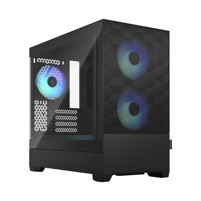 TX 3 günstig Kaufen-Fractal Design Pop Mini Air RGB Black Fenster mATX/mITX Gaming Gehäuse Schwarz. Fractal Design Pop Mini Air RGB Black Fenster mATX/mITX Gaming Gehäuse Schwarz <![CDATA[• 2x USB 3.0 Anschlüsse, Mic und Kopfhörer Anschluss an der Front • Erl