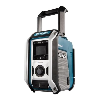 se aus günstig Kaufen-Makita DMR114 Akku-Baustellenradio. Makita DMR114 Akku-Baustellenradio <![CDATA[• 2x 5 Watt Ausgangsleistung • Radioempfang über UKW • Anschlüsse: AUX In, Bluetooth • IP65, Spritzwasserschutz, Stoßschutz • Inklusive Netzteil]]>. 