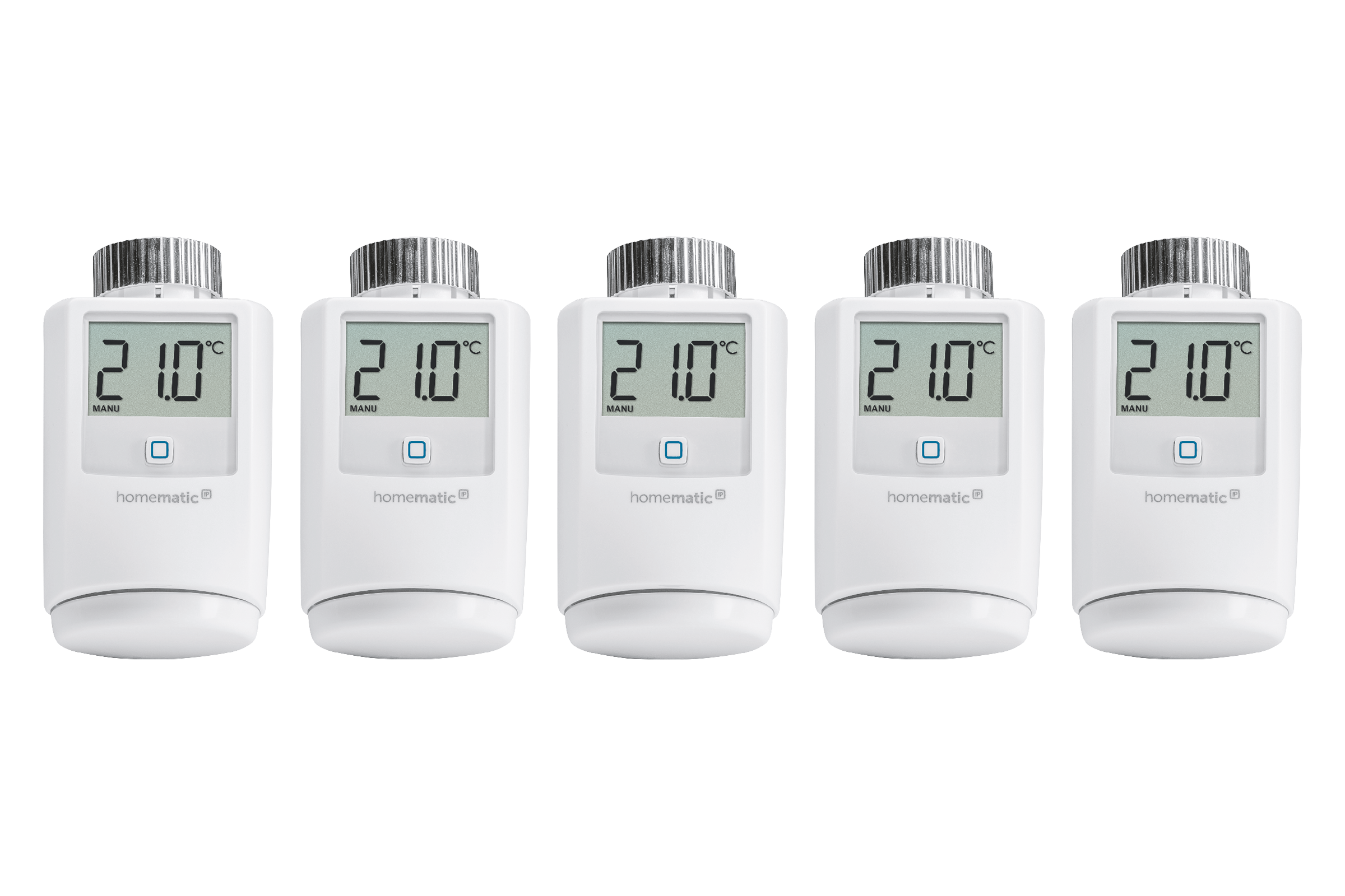 Homematic IP Heizk&ouml;rperthermostat HMIP-eTRV, 5er Pack