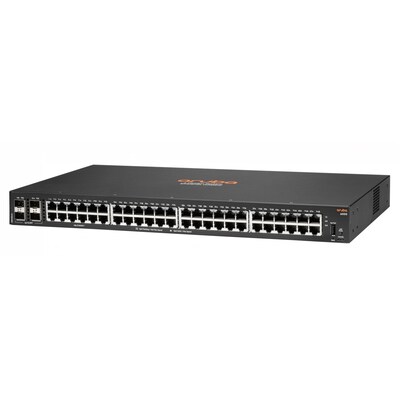 10 und günstig Kaufen-HPE Aruba 6000 48G 4SFP Switch. HPE Aruba 6000 48G 4SFP Switch <![CDATA[• HPE Aruba 6000 48G 2SFP Switch verwaltet • an Rack montierbar • 48x 10/100/1000-BASE-T und 4 x 1G/10G-SFP-Anschlüsse • Flexibles Management und vereinfachte Konfigurationen