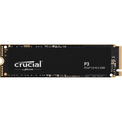 PC 90 günstig Kaufen-Crucial P3 NVMe SSD 500 GB M.2 2280 3D NAND PCIe 3.0. Crucial P3 NVMe SSD 500 GB M.2 2280 3D NAND PCIe 3.0 <![CDATA[• 500 GB - 2,40 mm Bauhöhe • M.2 2280 Card, PCIe 3.0 • Maximale Lese-/Schreibgeschwindigkeit: 3500 MB/s / 1900 MB/s • Mainstream: 