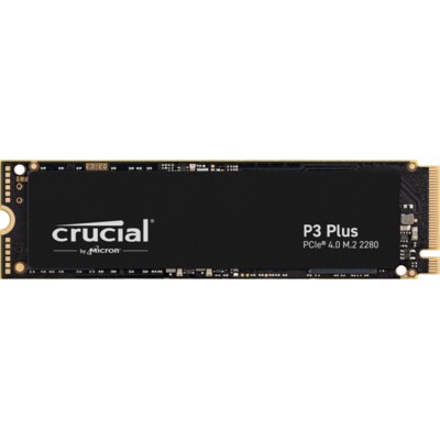 80 Plus günstig Kaufen-Crucial P3 Plus NVMe SSD 500 GB M.2 2280 3D NAND PCIe 4.0. Crucial P3 Plus NVMe SSD 500 GB M.2 2280 3D NAND PCIe 4.0 <![CDATA[• 500 GB - 2,40 mm Bauhöhe • M.2 2280 Card,  - Kompatibel mit der Playstation™ 5 • Maximale Lese-/Schreibgeschwindigkeit