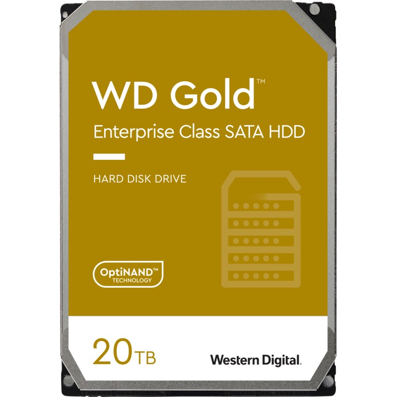 Western Digital WD Gold WD201KRYZ - 20 TB, 3,5 Zoll, SATA 6 Gbit/s
