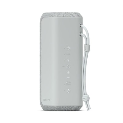 Bluetooth kompatible günstig Kaufen-Sony SRS-XE200 - Tragbarer kabelloser Bluetooth-Lautsprecher - hellgrau. Sony SRS-XE200 - Tragbarer kabelloser Bluetooth-Lautsprecher - hellgrau <![CDATA[• Line-Shape-Diffusor ermöglicht eine größere Reichweite • Verbinde bis zu 100 kompatible Sony