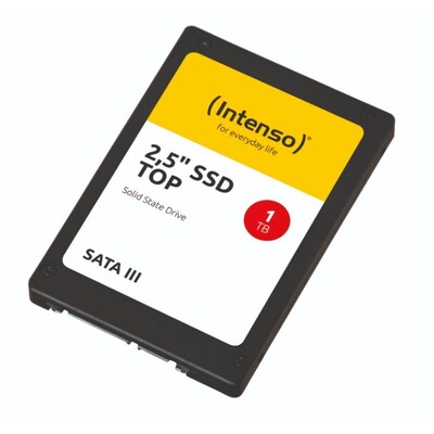 SATA 3 günstig Kaufen-Intenso Top SATA SSD 1 TB 2,5"/7mm SLC. Intenso Top SATA SSD 1 TB 2,5"/7mm SLC <![CDATA[• 1 TB - 7 mm Bauhöhe • 2,5 Zoll, SATA III (600 Mbyte/s) • Maximale Lese-/Schreibgeschwindigkeit: 520 MB/s / 500 MB/s • Mainstream: Sehr gutes Preisle