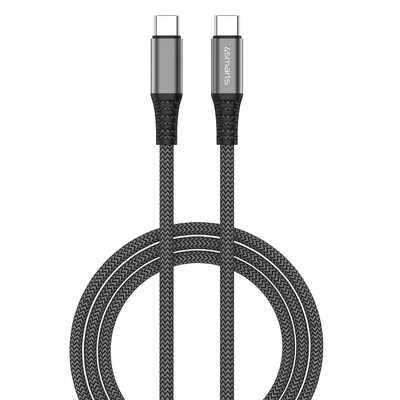 MC 4 günstig Kaufen-4smarts USB-C auf USB-C Kabel PremiumCord 100W 3m schwarz 456267. 4smarts USB-C auf USB-C Kabel PremiumCord 100W 3m schwarz 456267 <![CDATA[• USB-Kabel • Anschlüsse: USB Typ C und USB Typ C • Farbe: schwarz, Länge: 3m • Allen Geräten mit USB Ty