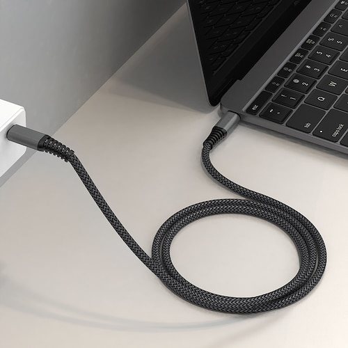 4smarts USB-C auf USB-C Kabel PremiumCord 100W 1,5m, schwarz