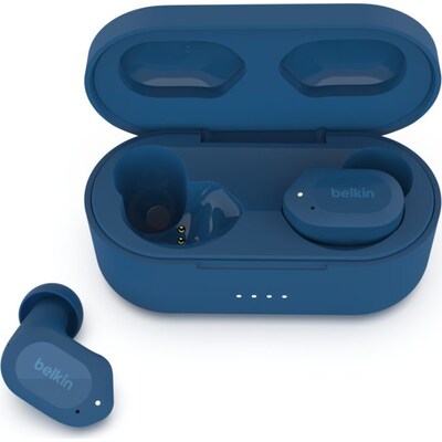 PLAY günstig Kaufen-Belkin SOUNDFORM™ Play True Wireless In-Ear Kopfhörer blau. Belkin SOUNDFORM™ Play True Wireless In-Ear Kopfhörer blau <![CDATA[• perfekte Passform • bis zu 38 Stunden Akkulaufzeit • schweiß- und spritzwasserbeständigen Des